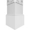 Ekena Millwork Craftsman Classic Square Non-Tapered Hampton Fretwork Column w/ Mission Capital & Mission Base CC1210ENHMPMIMI - alternate 5